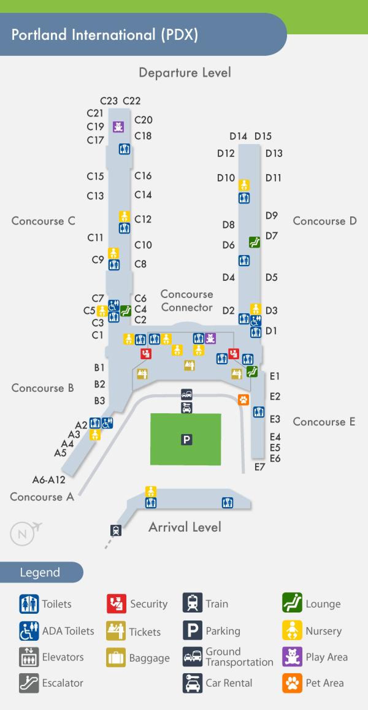 DỊCH bản đồ của sân bay