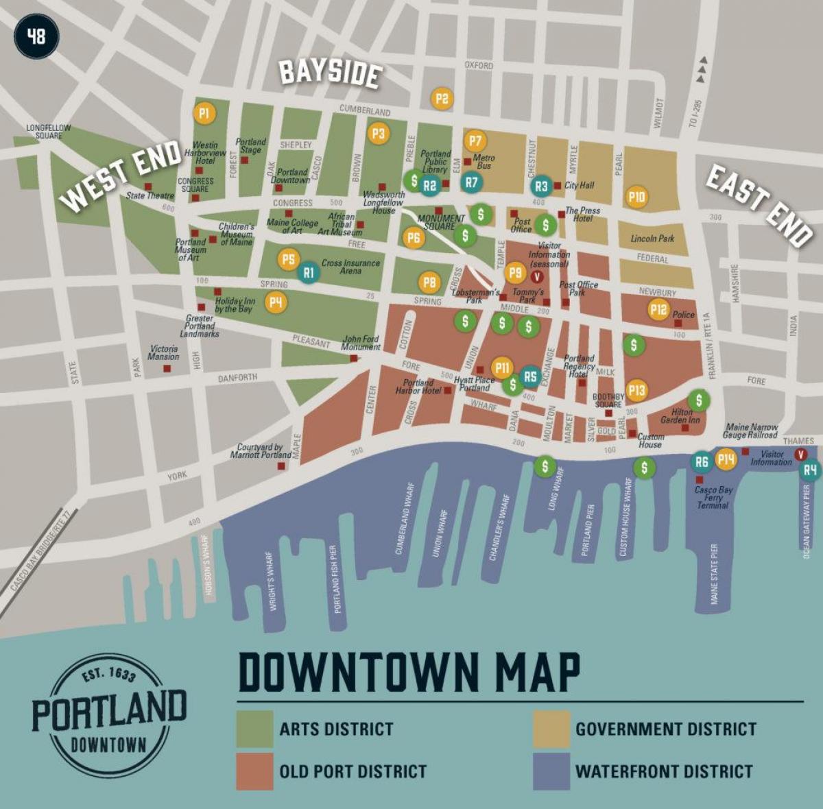 ứng dụng bản đồ Portland